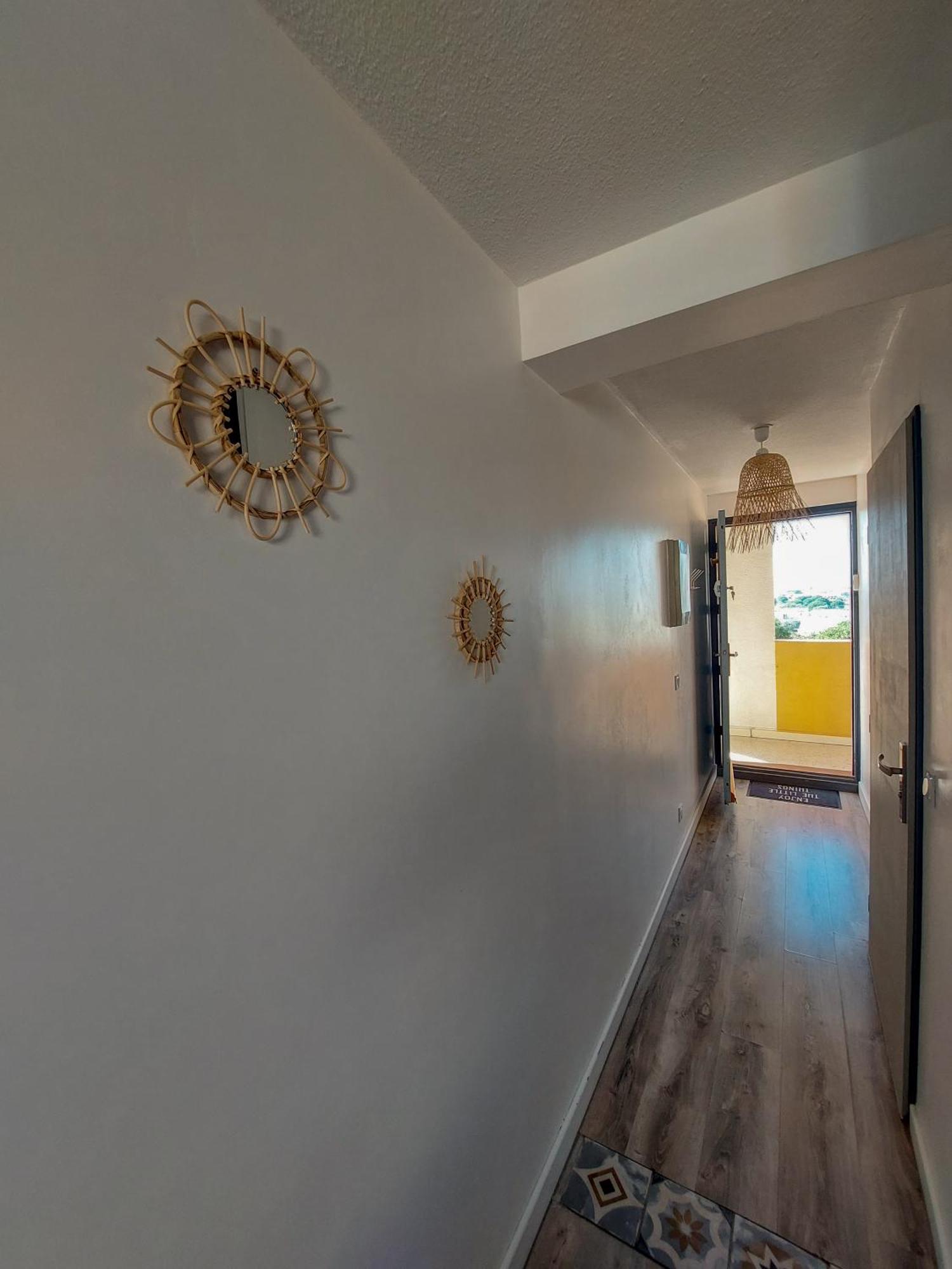 Appart Mezzanine Vue Mer Et Plage, Parking Wifi Tv Le Barcares Luaran gambar